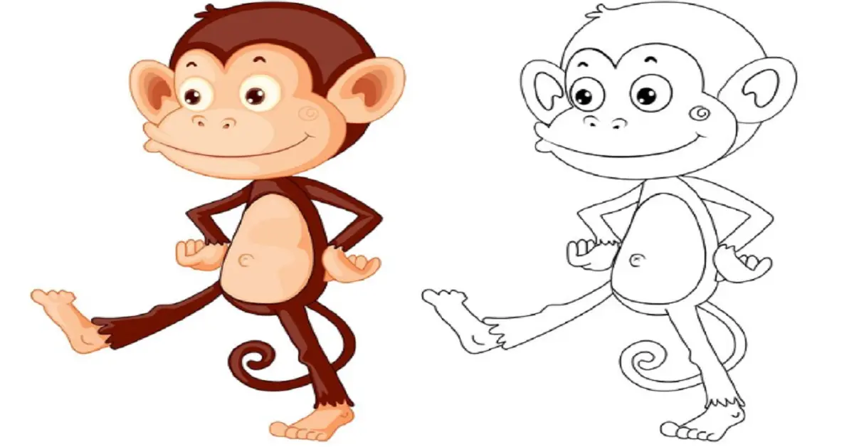 drawing:uqp7yroofp0= monkey