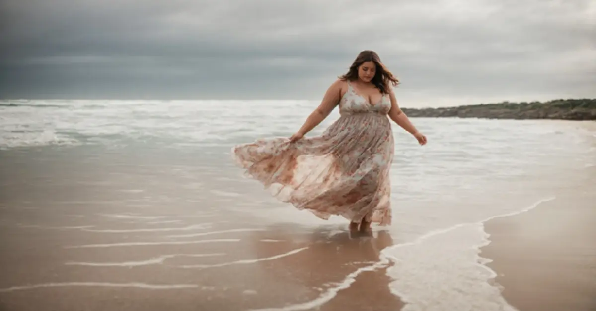 plus size beach dresses